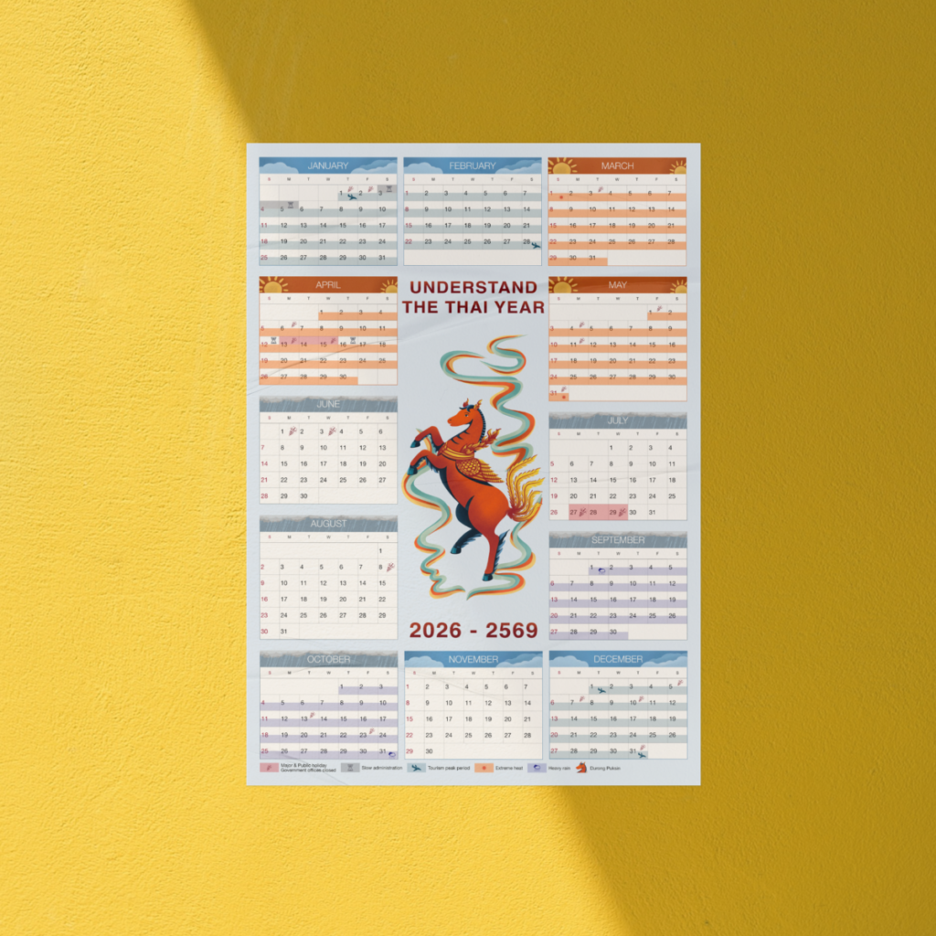 Free Thai Calendar 2026