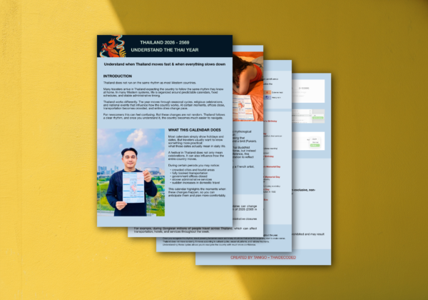 Free Thai Calendar 2026 (Understand the Thai Year)